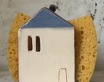 Napkin Holder-Sponge Holder-Ceramic House-Ceramics And Pottery-Housewarming Gift