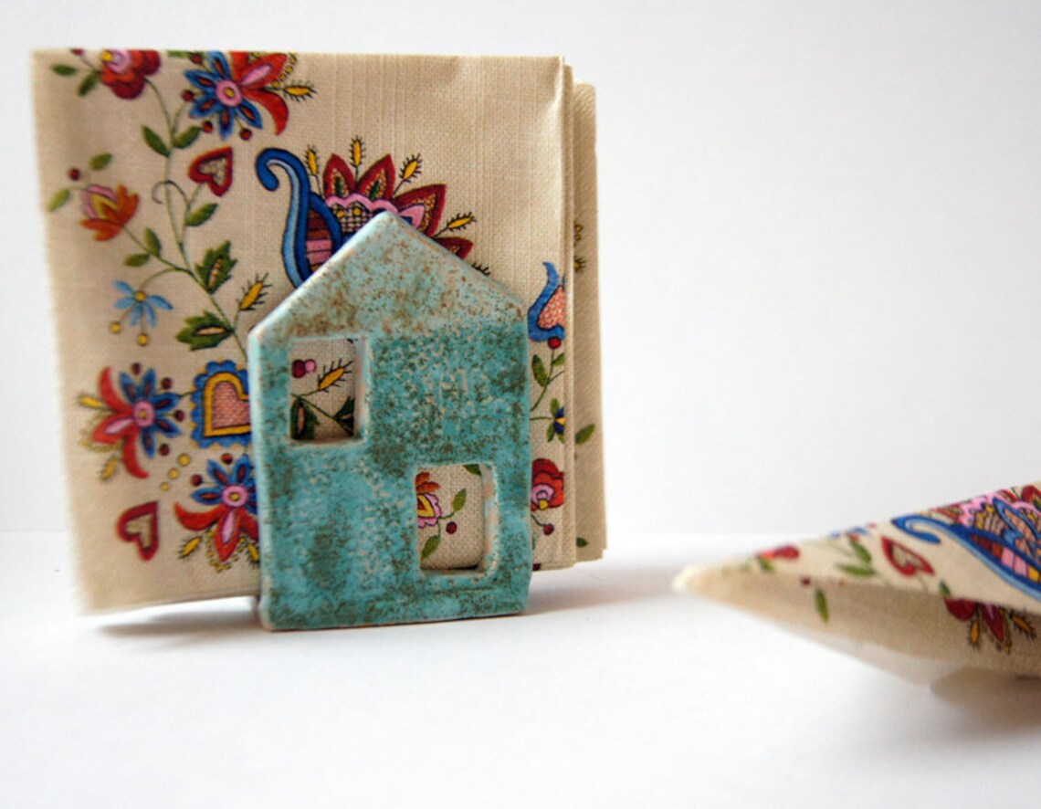Napkin Holdertin House sponge Holderhousewarming Etsy