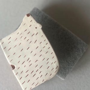 Weißer Bär-Schwamm-Halter-Serviettenhalter-Bären-Dekor-Keramik und Keramik