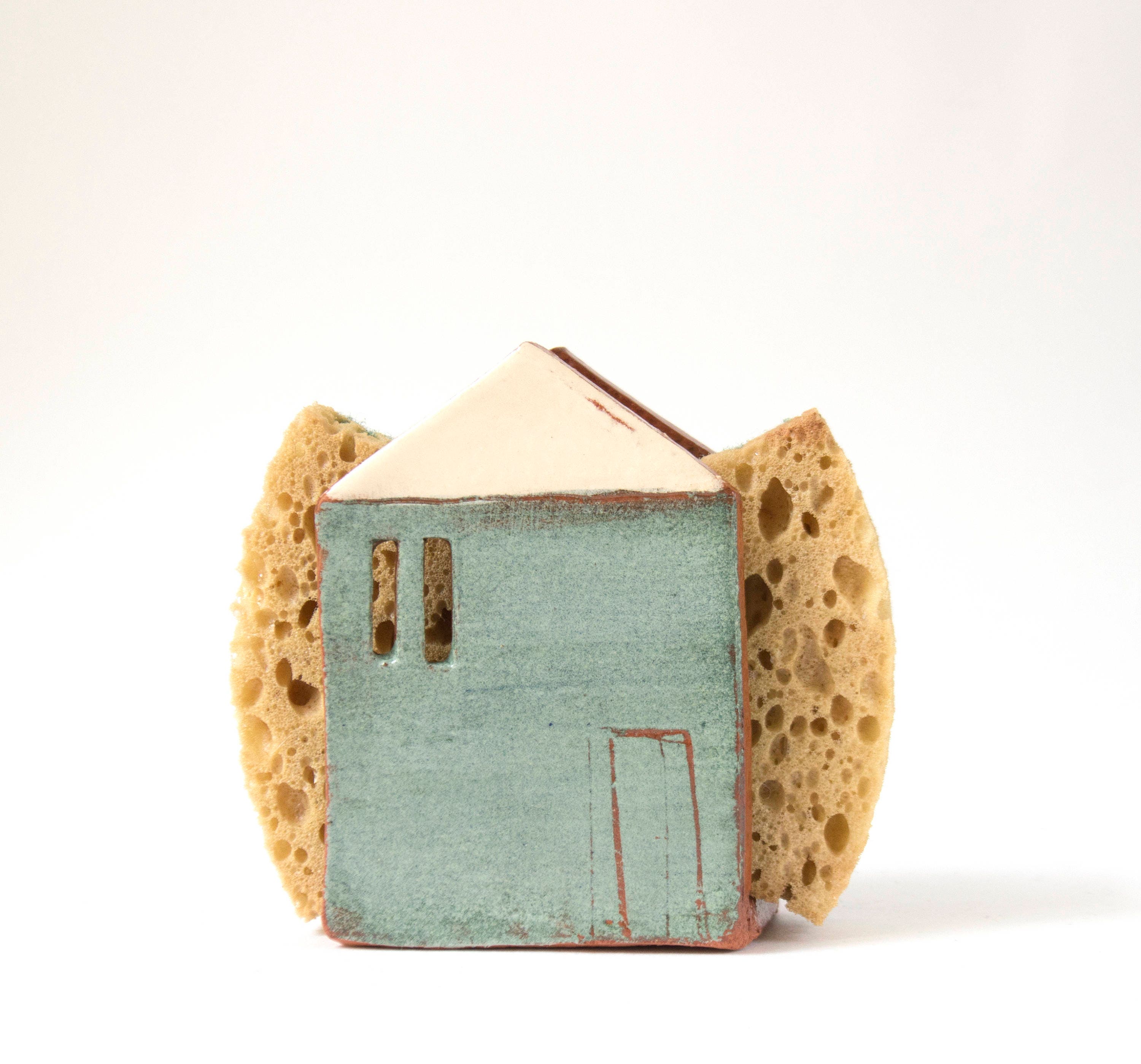 Handmade Ceramics-Sponge Holder-Napkin Holder- Tin House-Ceramics And Pottery