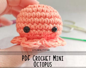 Crochet Octopus Pattern, Amigurumi Pattern, Sea Creature Crochet Pattern, Octopus Plushie, Crochet Pattern.