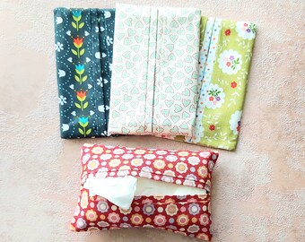 End of school gift, Tissue holder, pocket tissue pouch holder, tissue holder, gift for her, gift for teachers, handmade, reusable & washable