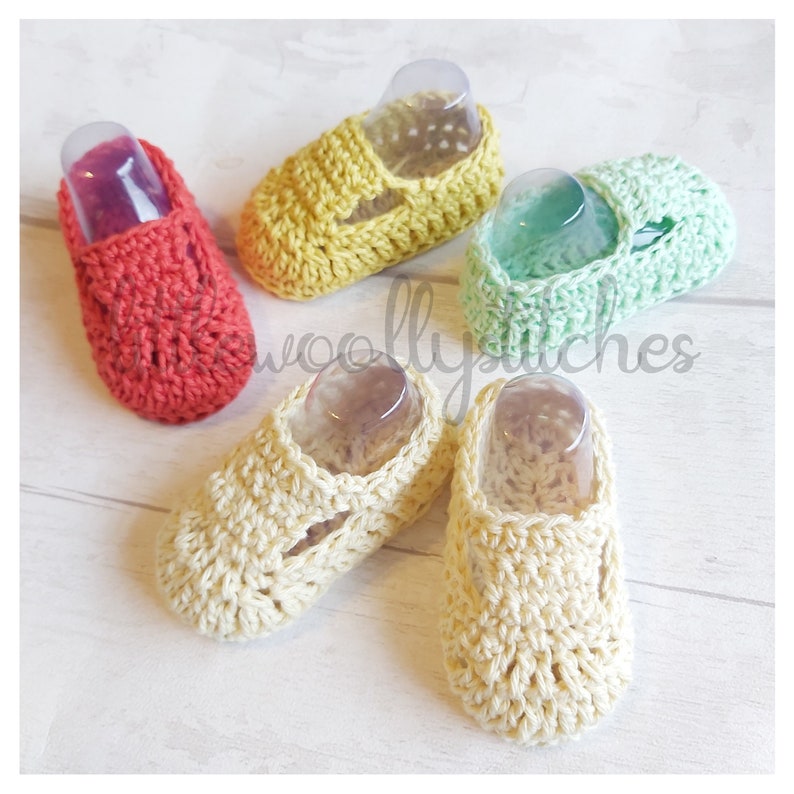 Crochet Pattern, crochet baby pattern, baby bootie pattern, photo tutorial, mary jane bootie pattern, baby crochet pattern, crochet tutorial image 4