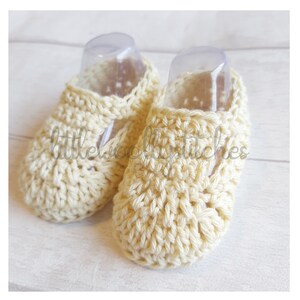 Crochet Pattern, crochet baby pattern, baby bootie pattern, photo tutorial, mary jane bootie pattern, baby crochet pattern, crochet tutorial image 2