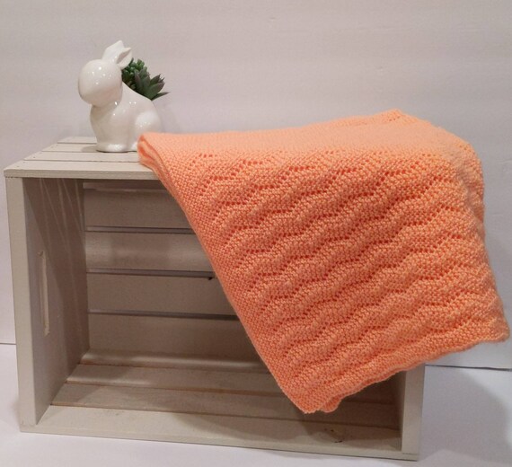 orange baby blanket