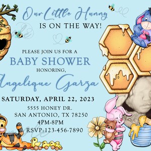 Winnie The Pooh Baby Shower Invitation
