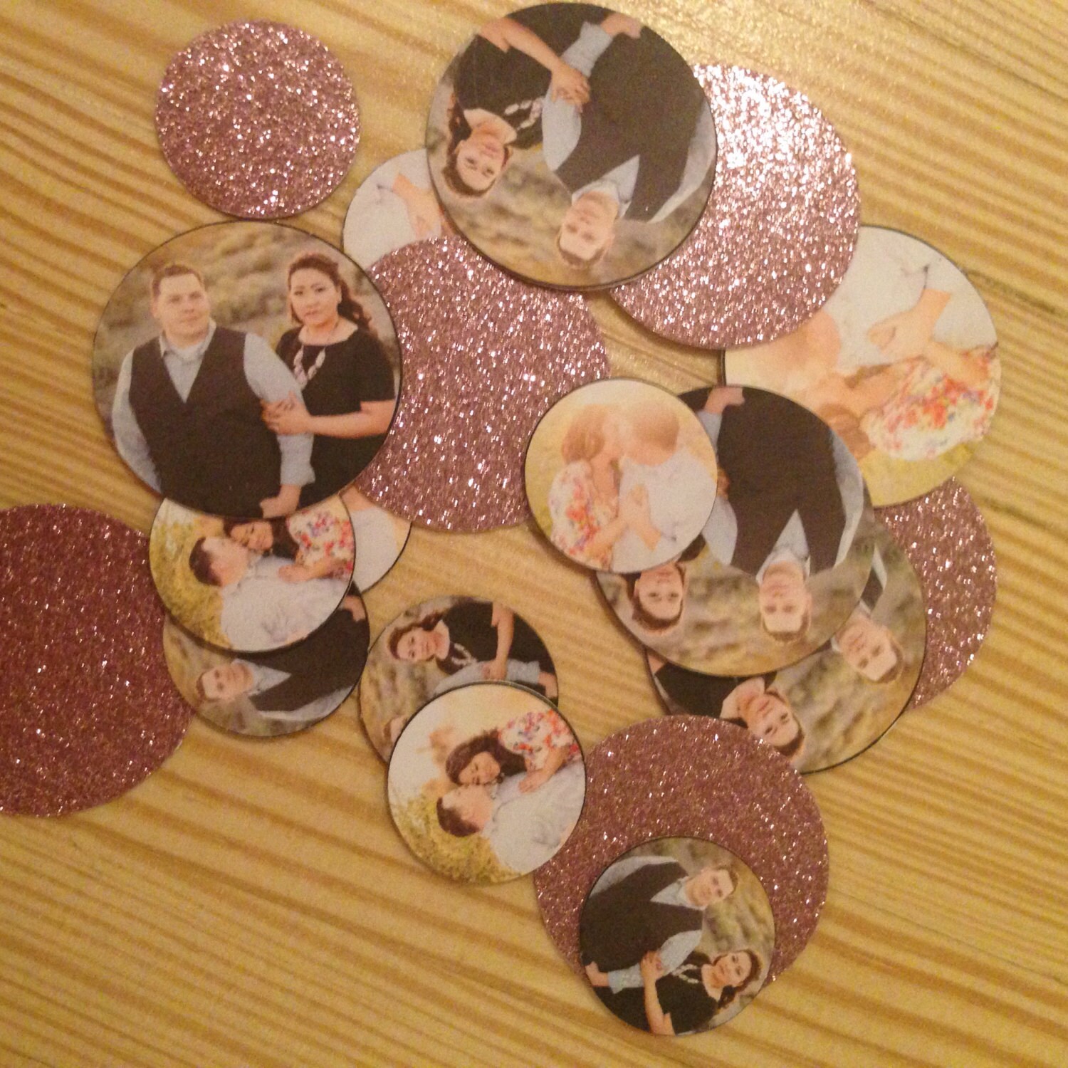 Custom Photo Confetti Etsy