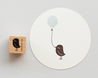 Stamp | Vogeldame klein  | Bird lady small