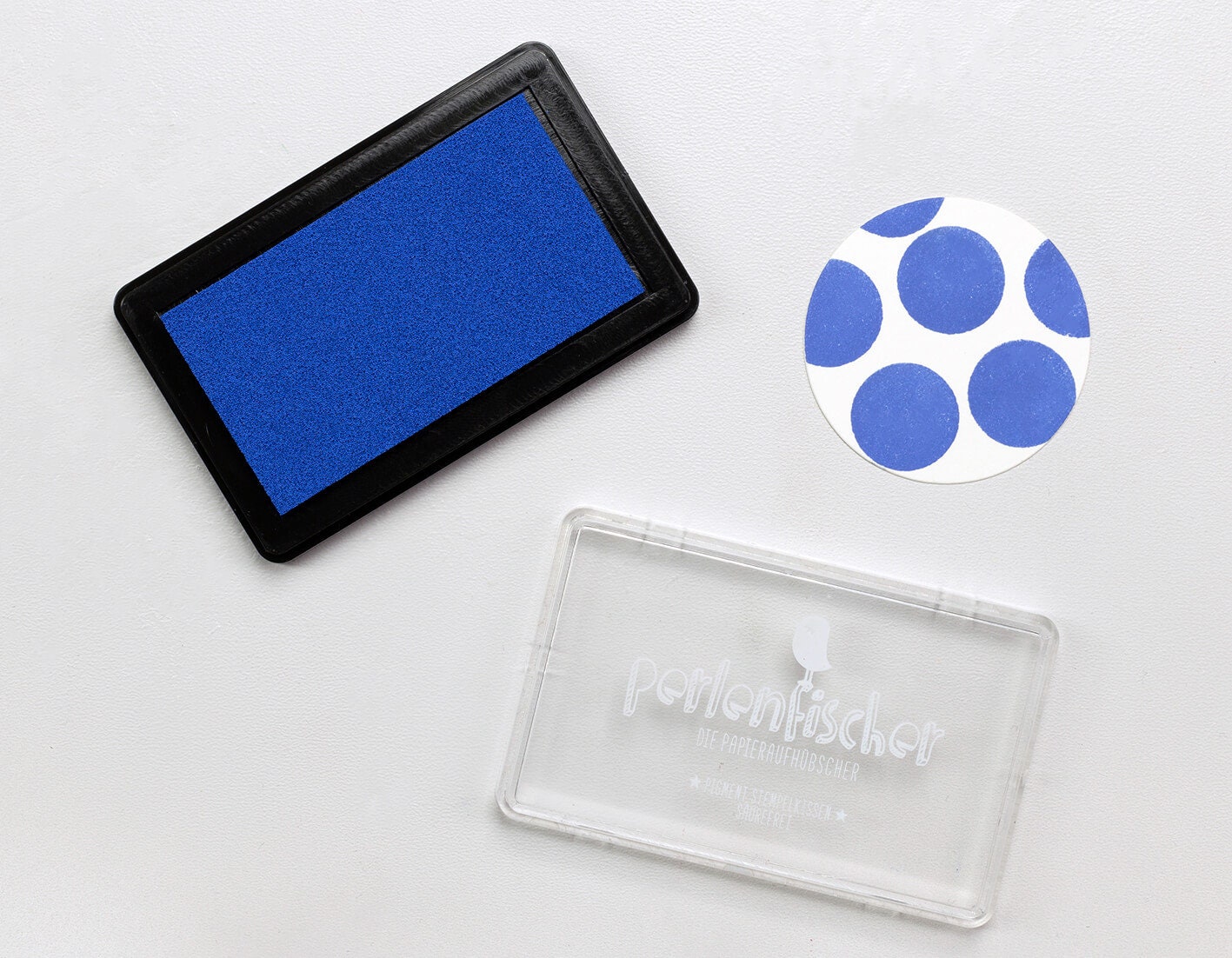 Blue Ink Pad Versacraft, Mini Light Blue Stamp Pad, Blue Ink for