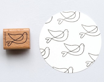 Stamp | Turteltaube Blick Rechts | Dove looking to the right