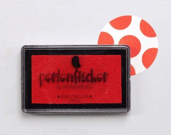 Almohadilla de tinta | Roja grande