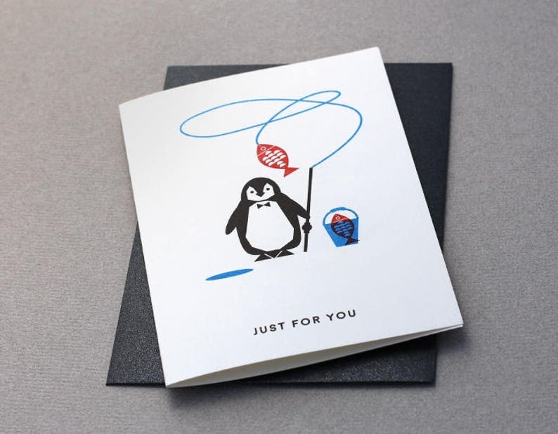 Card Pinguin Just for you image 1