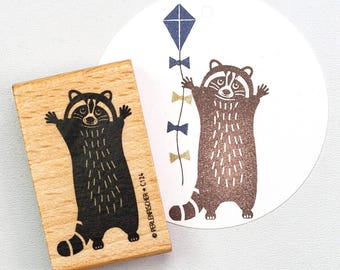 Stempel | Racoon standing