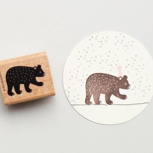 Timbre | Enfant ours | Ours bébé