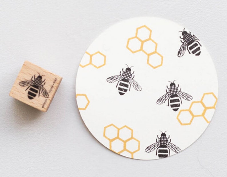 Stamp Biene Bee image 1