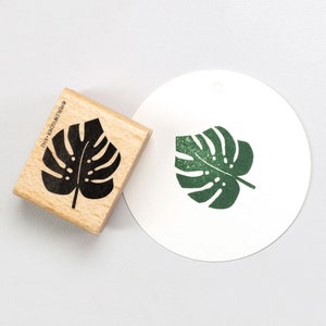 timbre | Feuille de Monstera