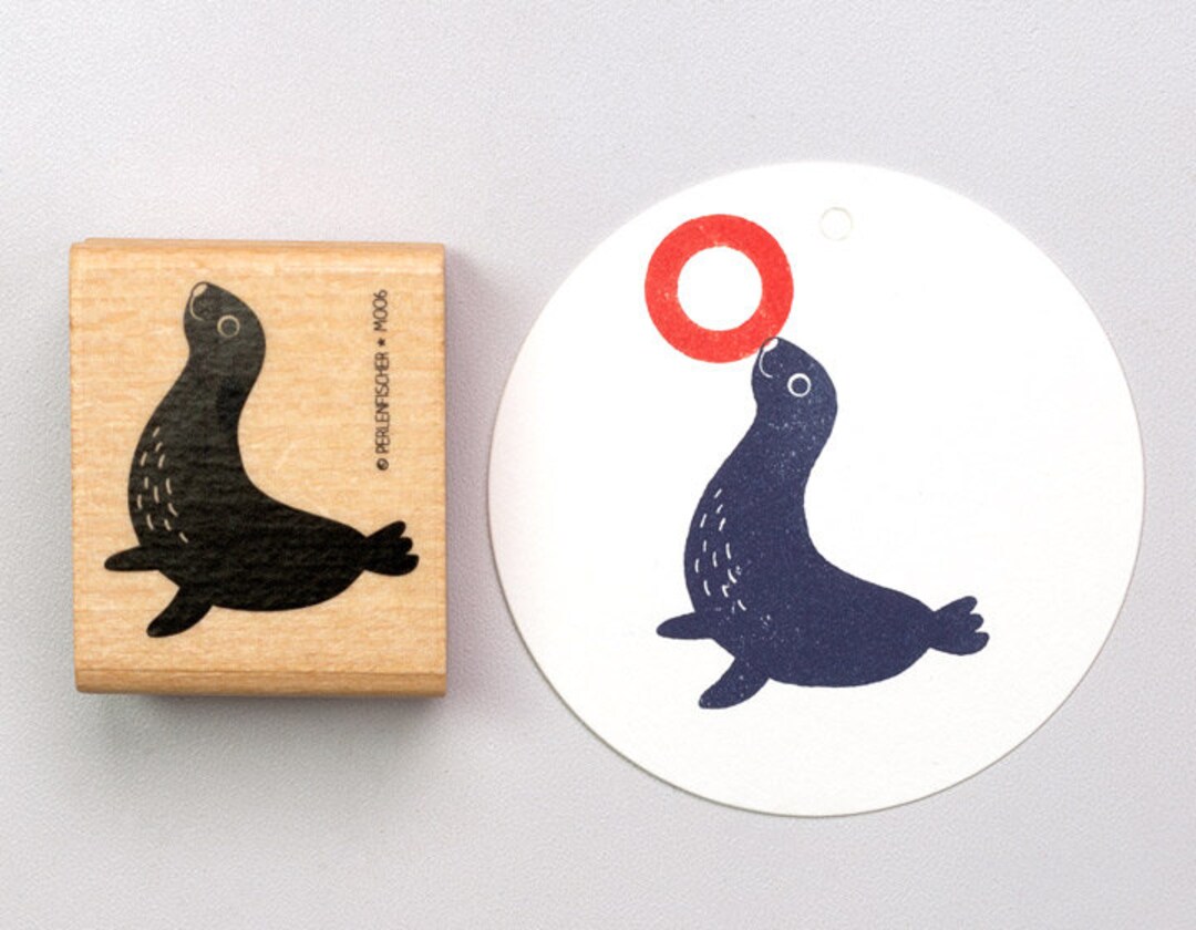 Stamp Robbe Seal Etsy