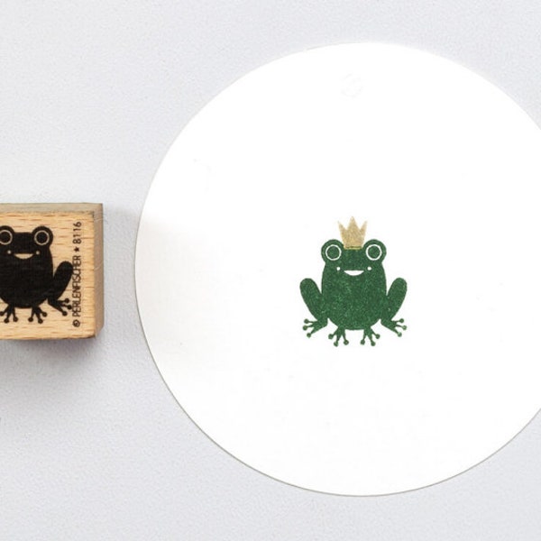 Stamp | Frosch sitzend | Frog sitting