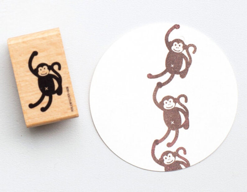 Stamp Affenkind Monkey baby image 1