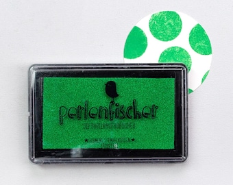 Almohadilla de tinta | Verde hierba grande