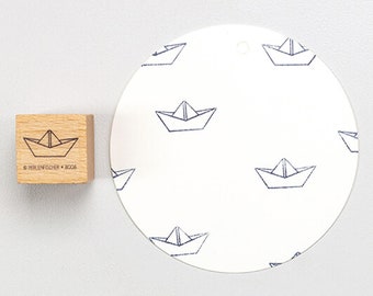 Stamp | Paper boat