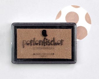 Almohadilla de tinta | Beige, grande