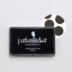 almofada de tinta Preto grande