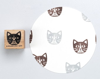 Stempel | Katzenkopf | Cat head