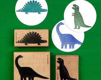 Jeu de timbres | Famille de dinosaures