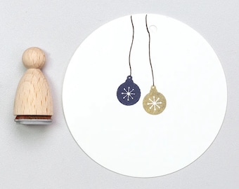 Stamp | Kugel Flocke | Bauble Flake