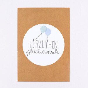 Stamp Luftballon klein Balloon small image 3