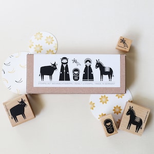 Stamp set | Krippe | Nativity scene