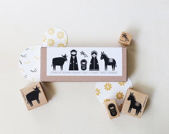 Stamp set | Krippe | Nativity scene