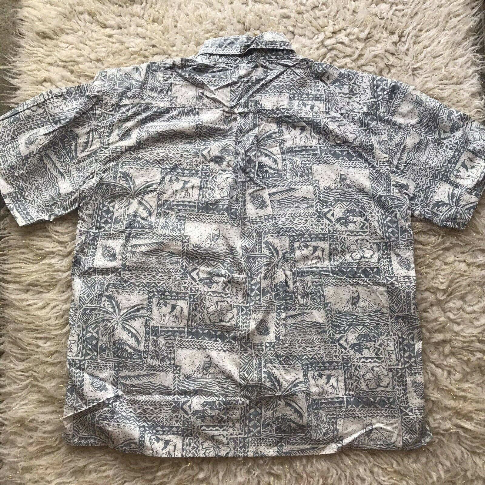 Big Dog Kids Shirt Sz 16/18 Boys Vintage Button up Blue White Etsy UK