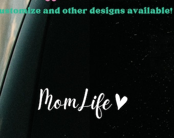 Mom Life Decal for car, tumbler, laptop, waterproof
