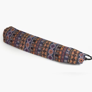 Women&#39;s Yoga bag, Ethnic Tribal Yoga mat bag, Floral Boho Woven Aztec Pilates bag, Vegan Sport bag, Purple Embroidered Yoga sling, Yoga gift