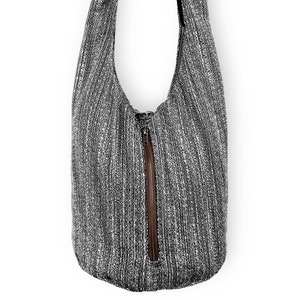Handmade Woven Hobo Bag: Ethnic Textile Crossbody Sling