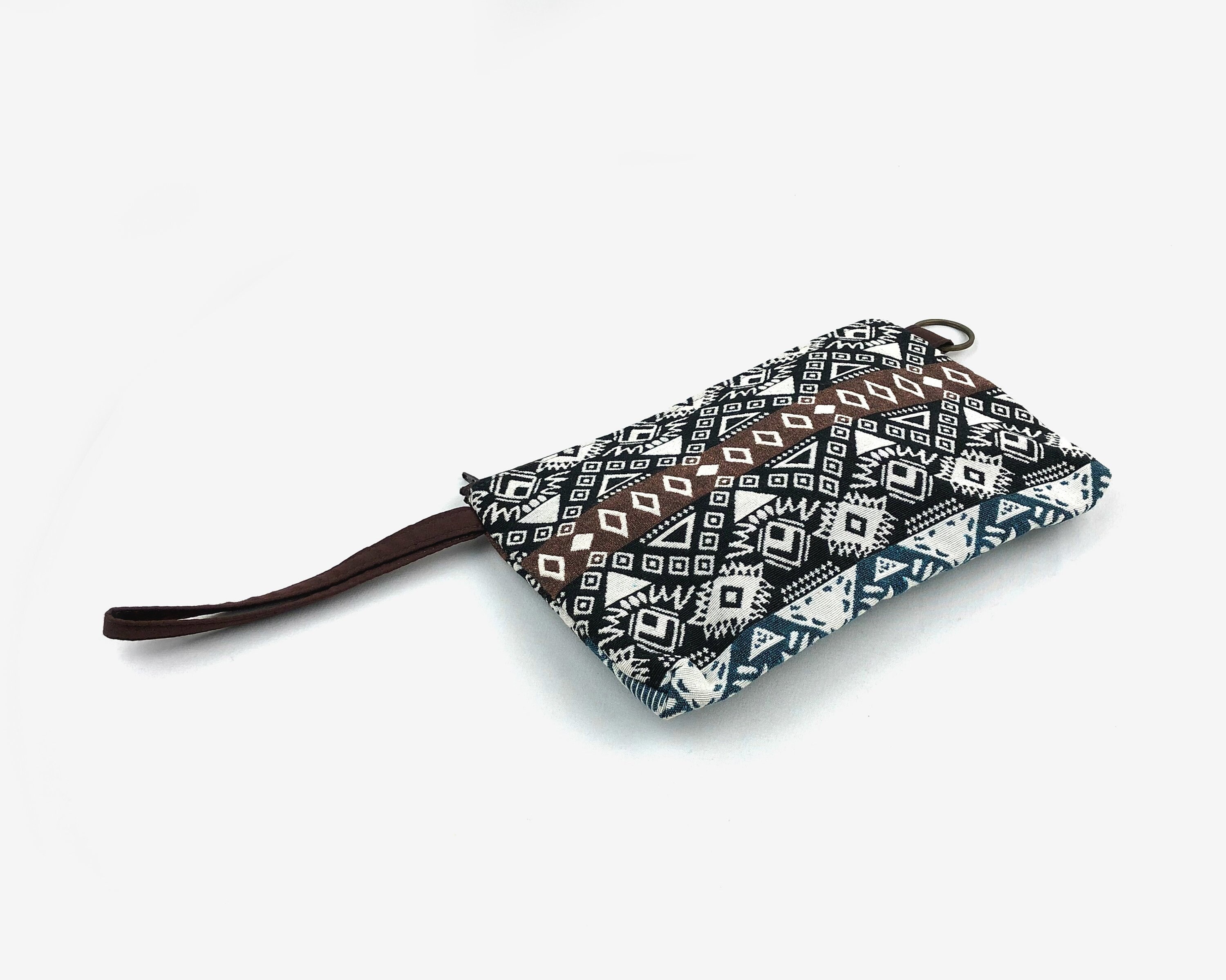 Coin Purse Geometric Pattern Coin Pouch With Zipper,Make Up Bag,Wallet Bag Change Pouch Key Holder