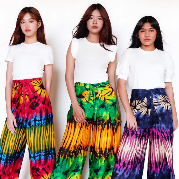 Pantalon fluide tie and dye hotsell