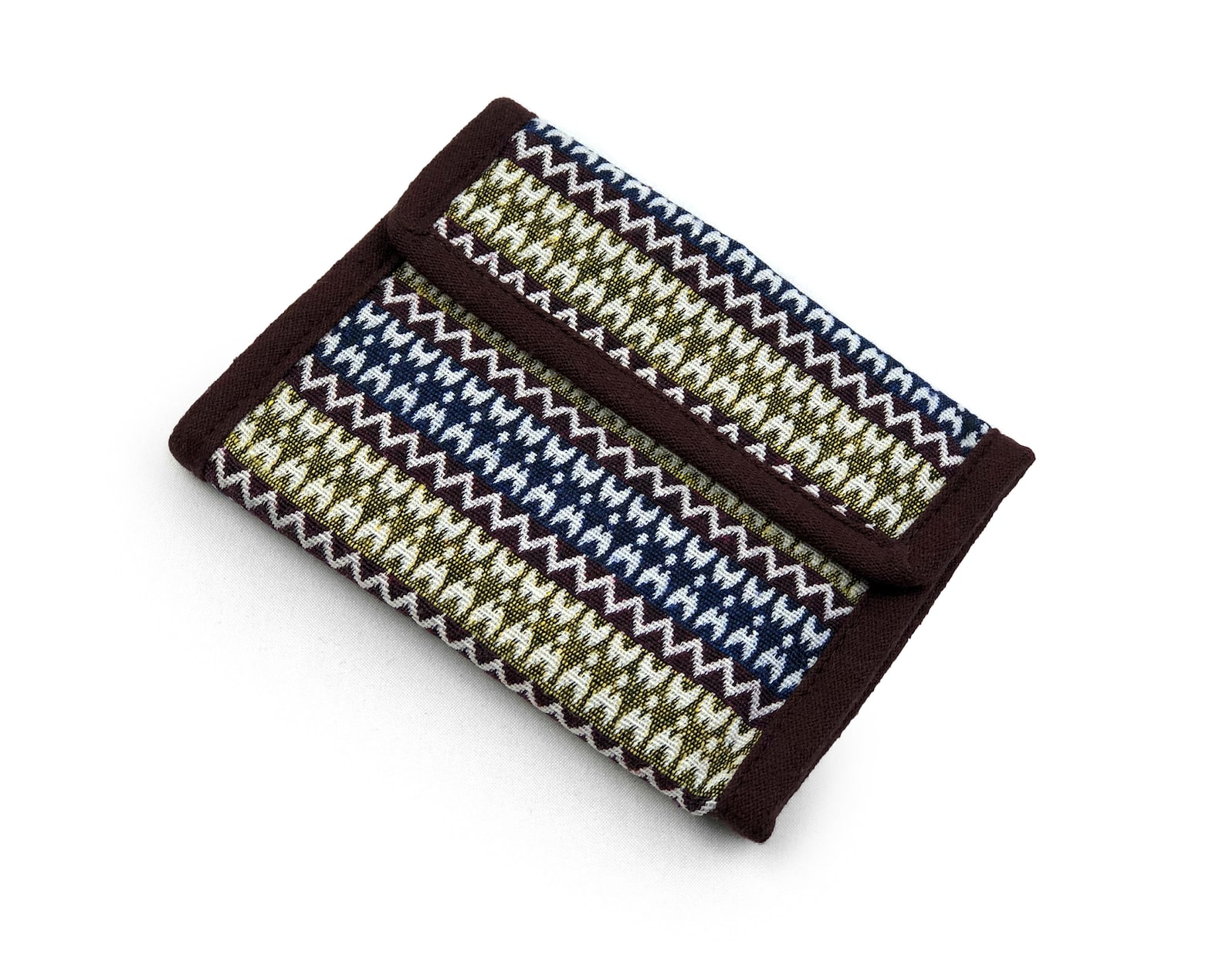 Fabric Wallet Unisex Handmade bifold Wallet Men Women Slim Etsy