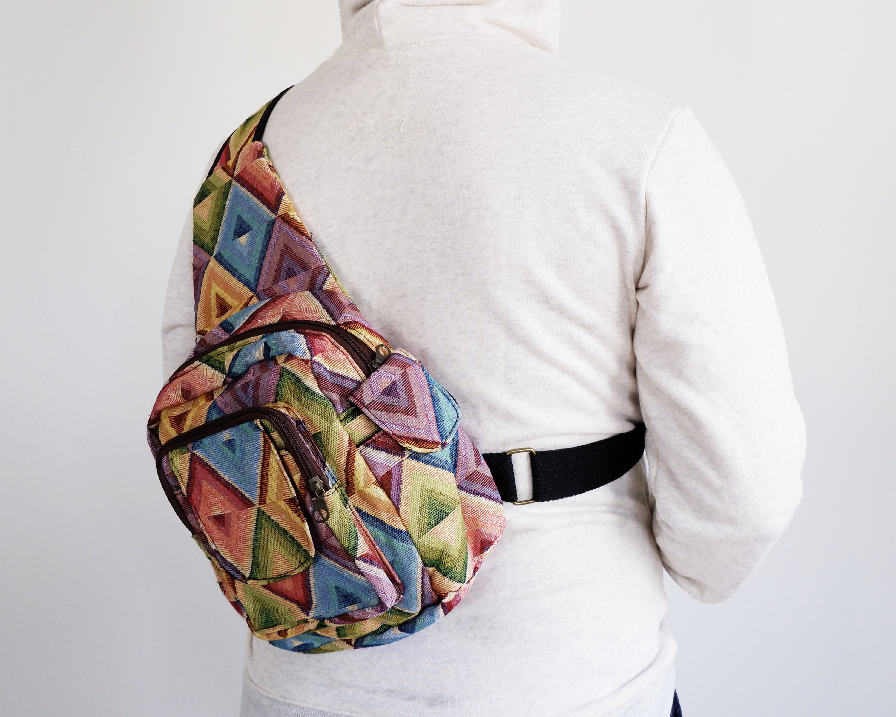 Cute Sling Backpack Shoulder Sling Bag Womens Tapestry Boho Etsy