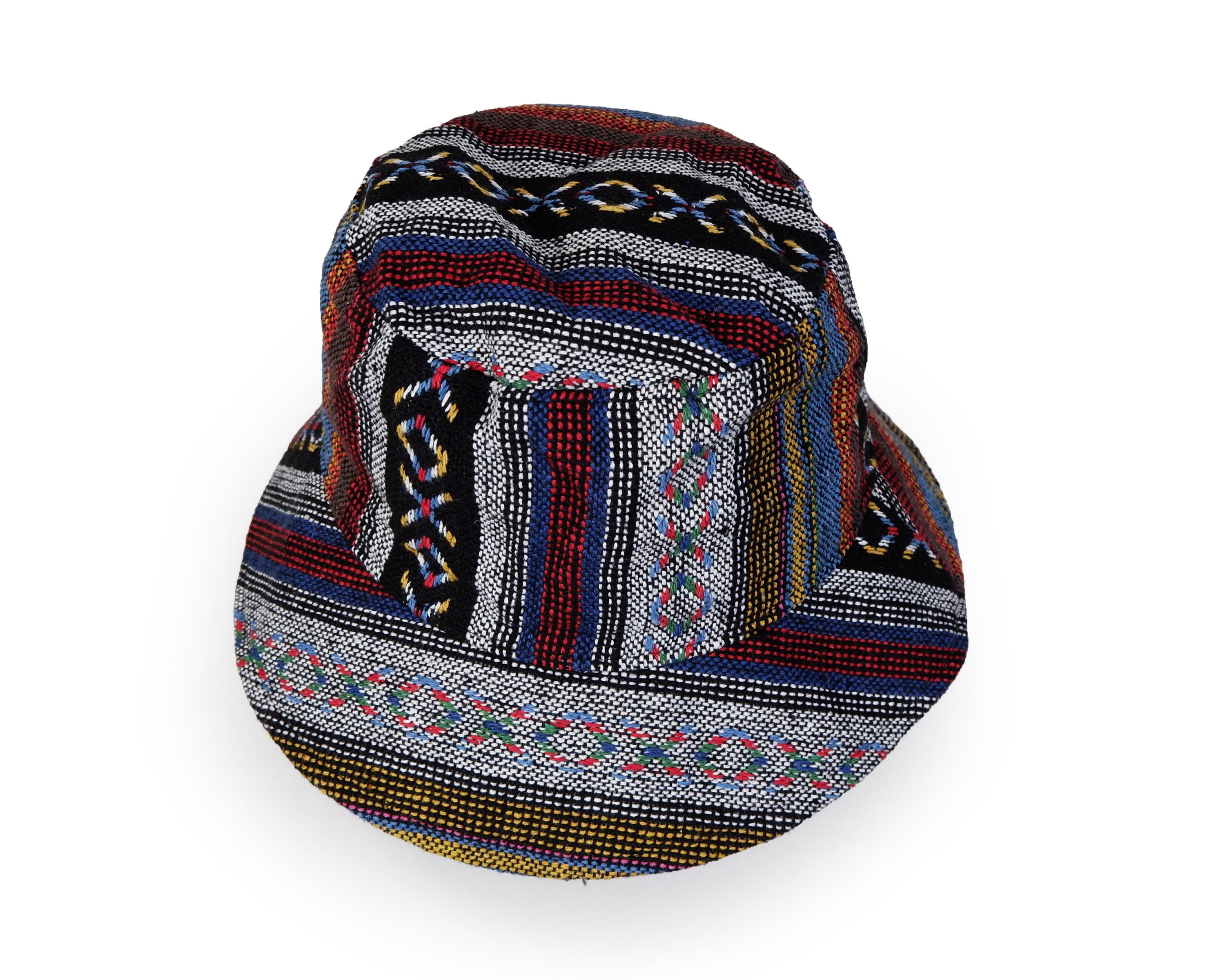 Mens Hipster Bucket hat Grey Hippie Sun hat Party Funky Etsy