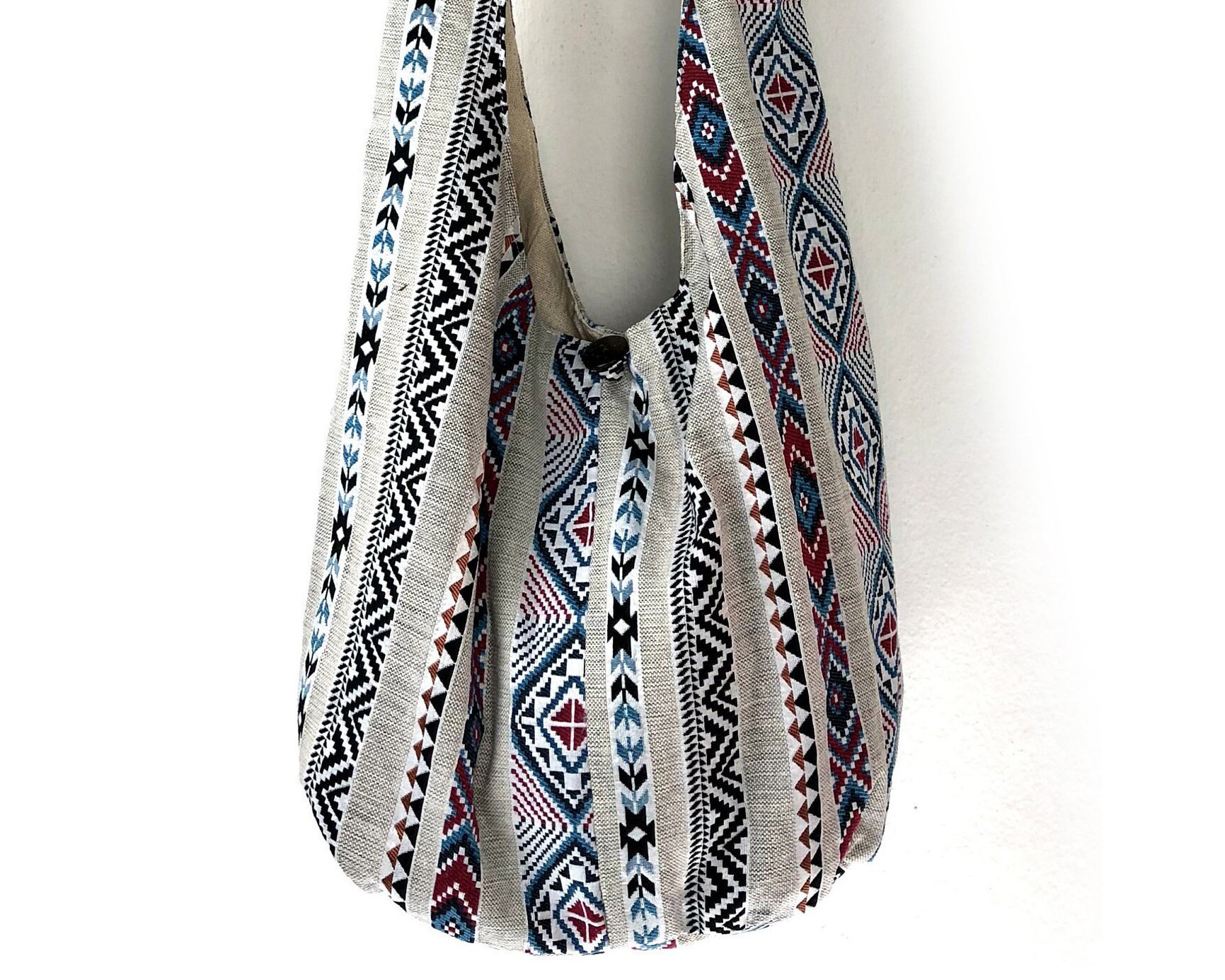 Womens Hippie Crossbody bag Native American Slouchy bag Etsy
