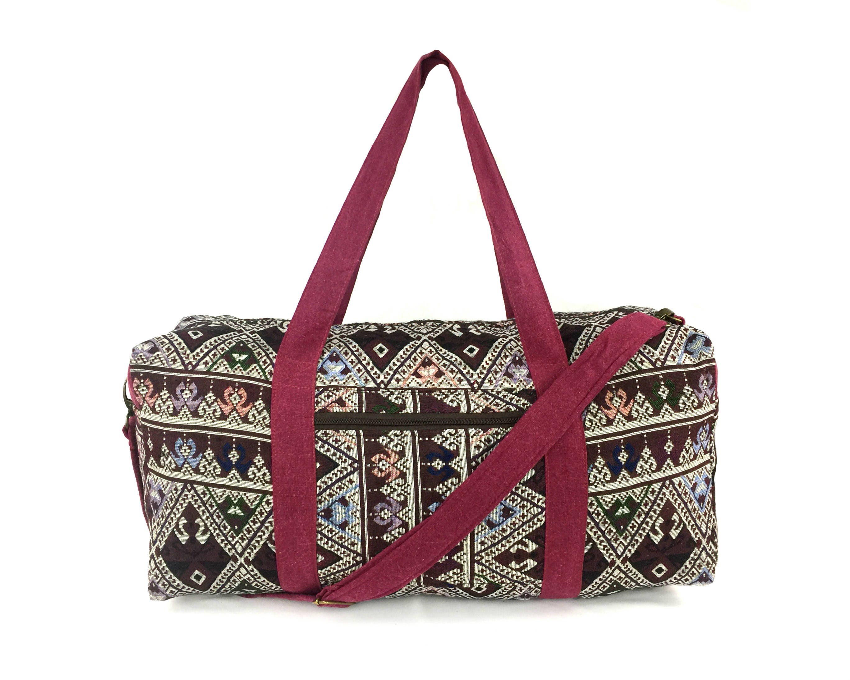 Aztec Overnight bag Native inspired Women's Weekender | Etsy