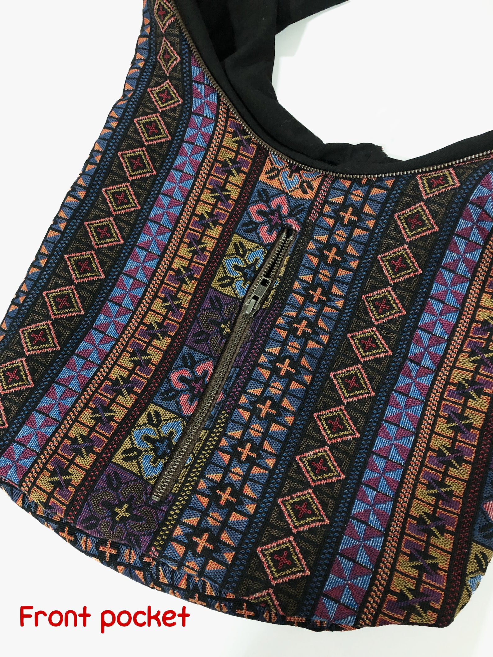 Womens Hippie Crossbody Bag Hobo Hand Woven Shoulder Bag Etsy