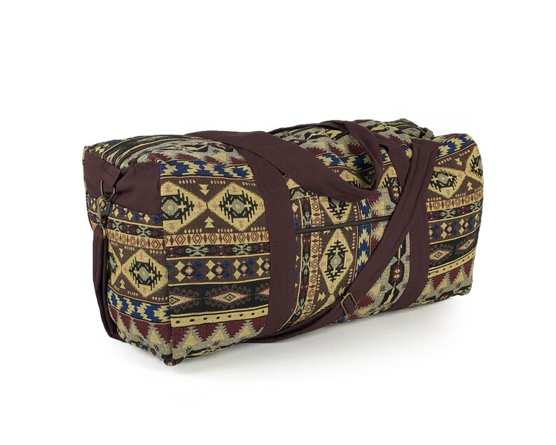 Unisex Duffle bag Southwestern Style Aztec Weekender bag Etsy