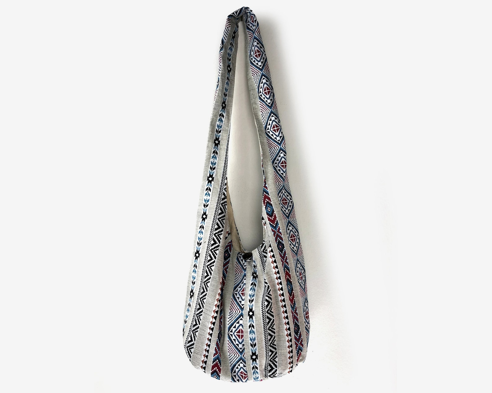 Womens Hippie Crossbody Bag Native American Slouchy Bag Etsy