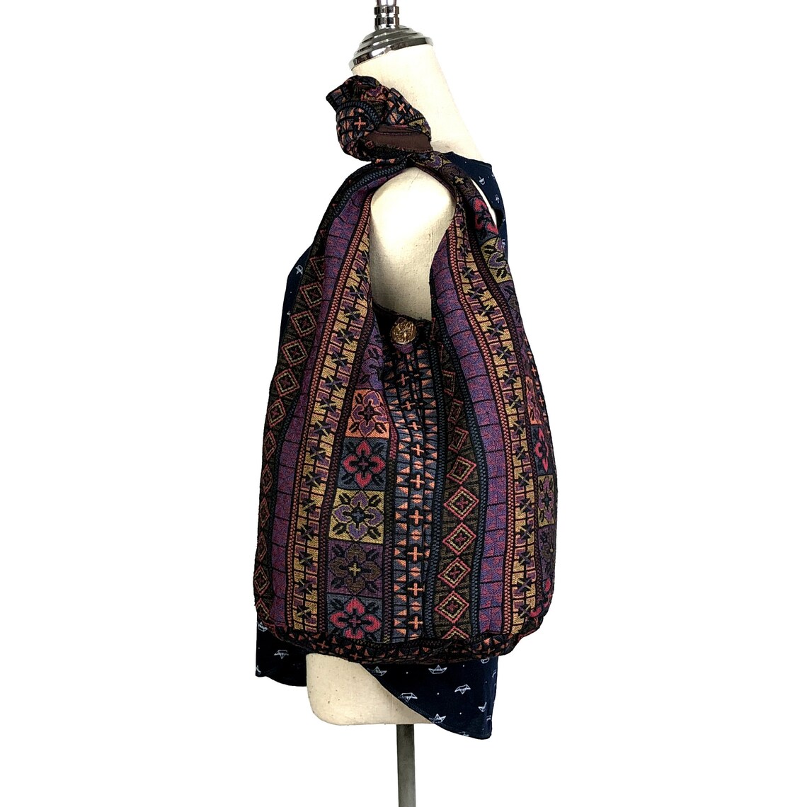 Womens Hippie Crossbody Bag Hobo Hand Woven Shoulder Bag Etsy