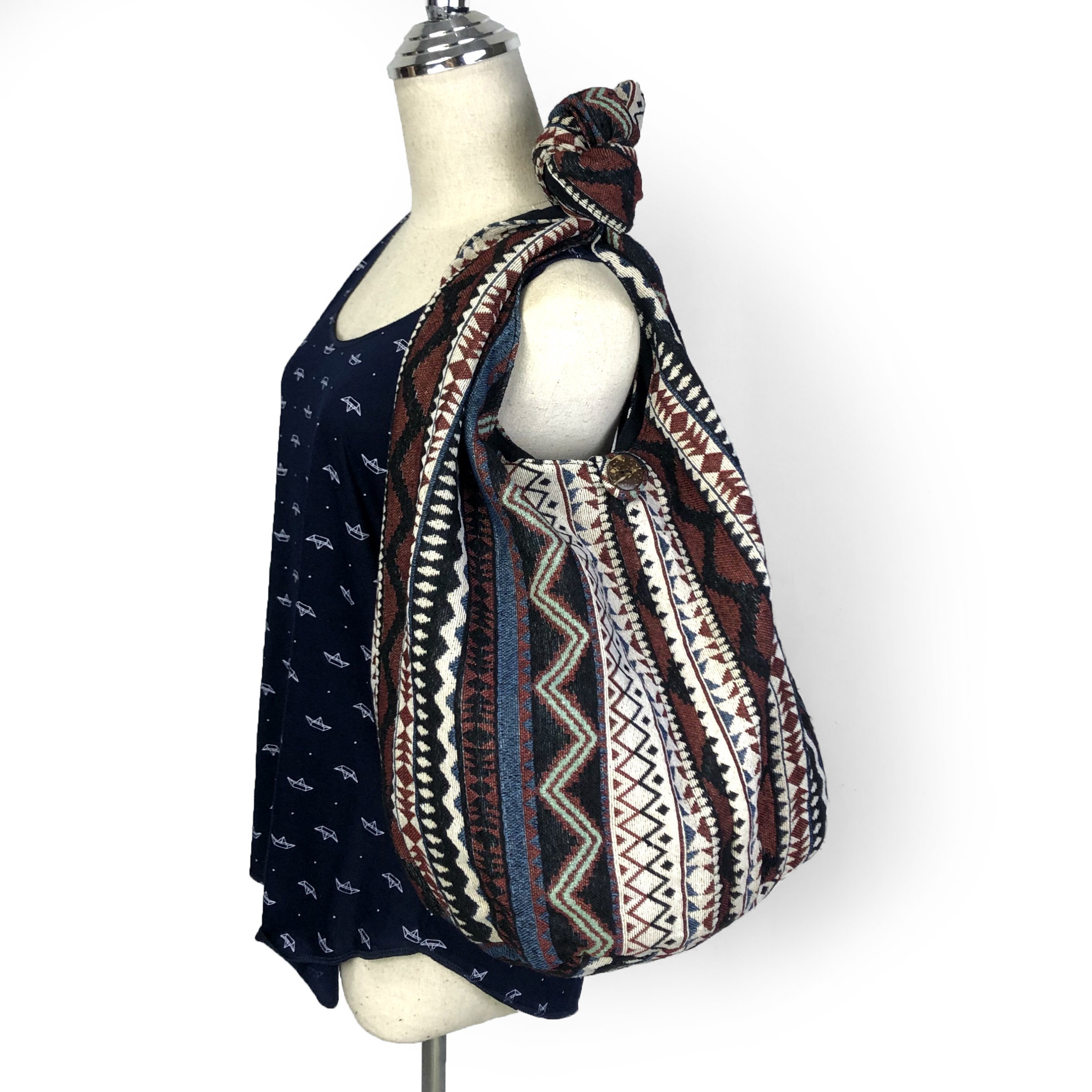 Hippie Crossbody bag Women Hobo bag Ethnic Woven Shoulder Etsy