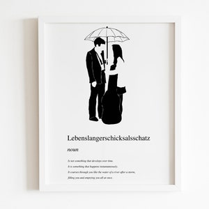 How I Met Your Mother - Klaus Quote Poster - Digital File - Modern - Love Quote